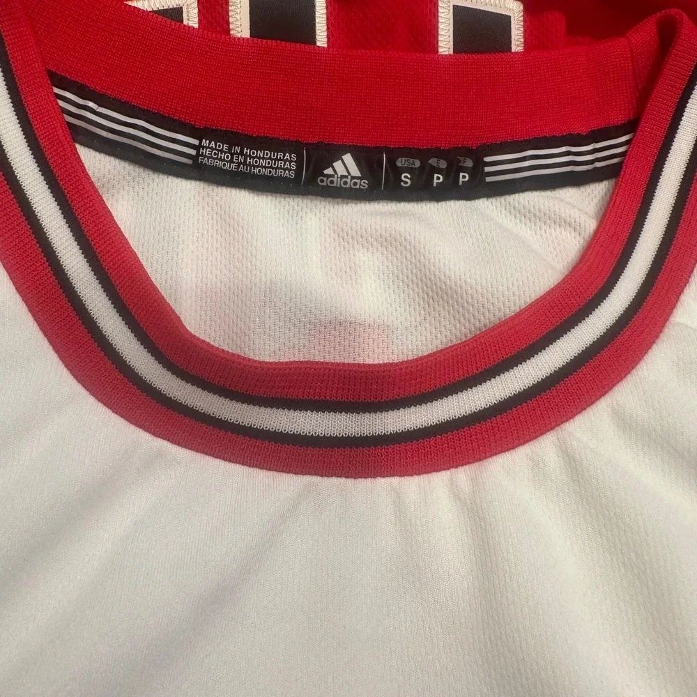Adidas Chicago Bulls Derrick Rose 1 NBA Jersey White Mens Small Z818A 10